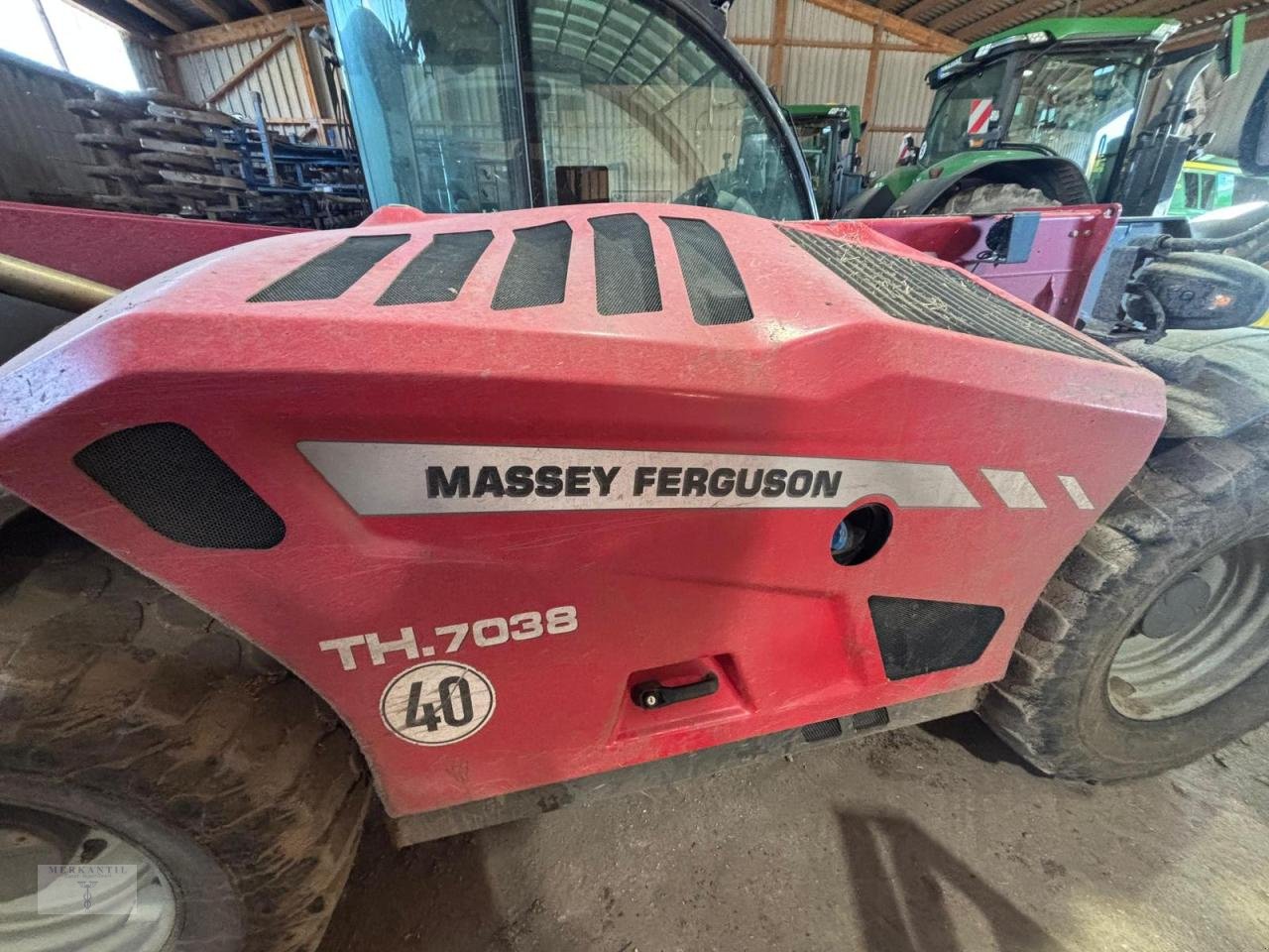 Teleskoplader of the type Massey Ferguson TH 7038, Gebrauchtmaschine in Pragsdorf (Picture 1)