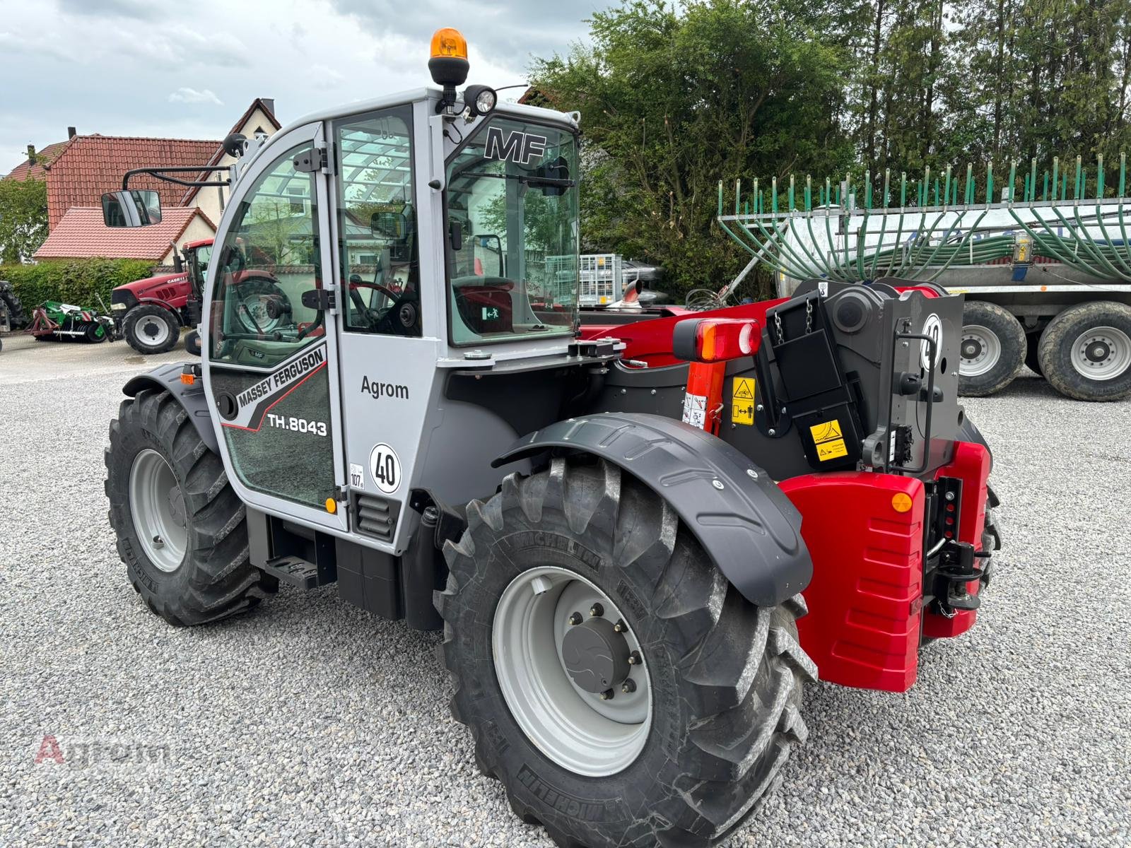 Teleskoplader van het type Massey Ferguson TH 8043, Neumaschine in Blaufelden-Wiesenbach (Foto 4)