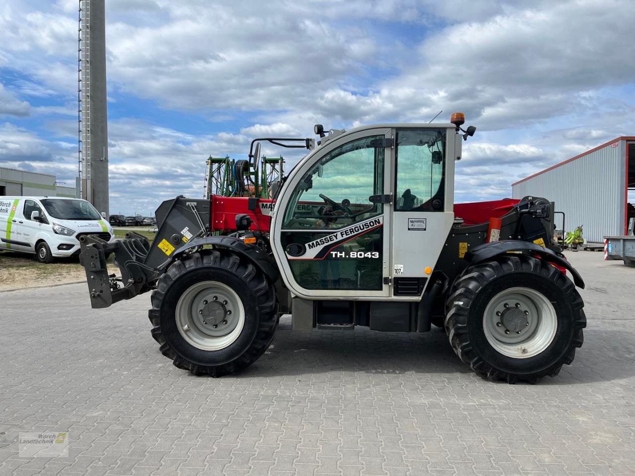 Teleskoplader tip Massey Ferguson TH 8043, Gebrauchtmaschine in Schora (Poză 9)