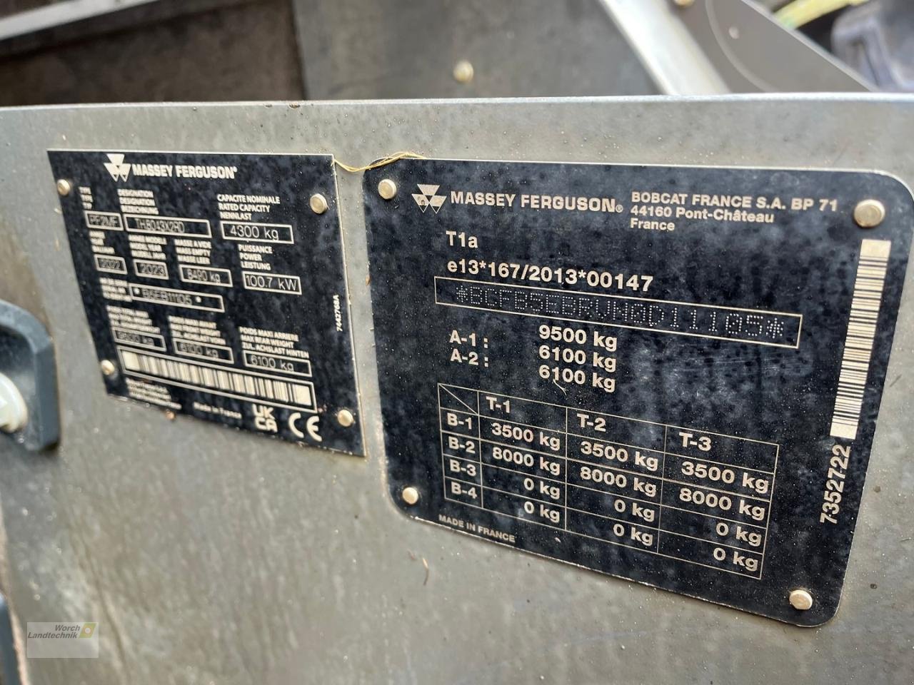 Teleskoplader tip Massey Ferguson TH 8043, Gebrauchtmaschine in Schora (Poză 18)