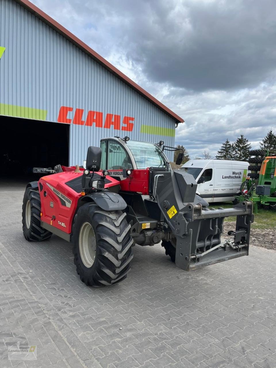Teleskoplader of the type Massey Ferguson TH 8043, Gebrauchtmaschine in Schora (Picture 3)