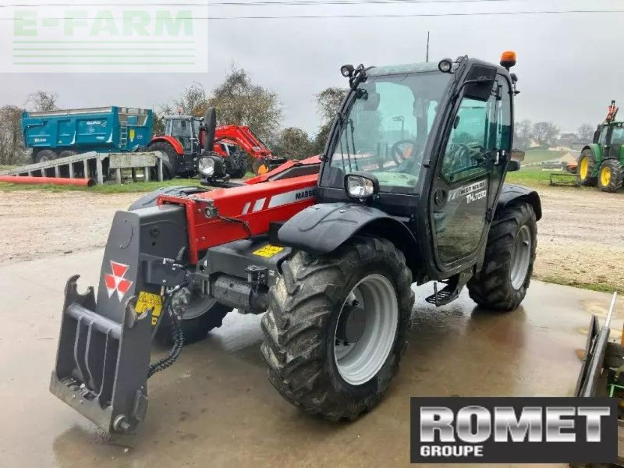 Teleskoplader του τύπου Massey Ferguson th7030, Gebrauchtmaschine σε GENNES-SUR-GLAIZE (Φωτογραφία 2)