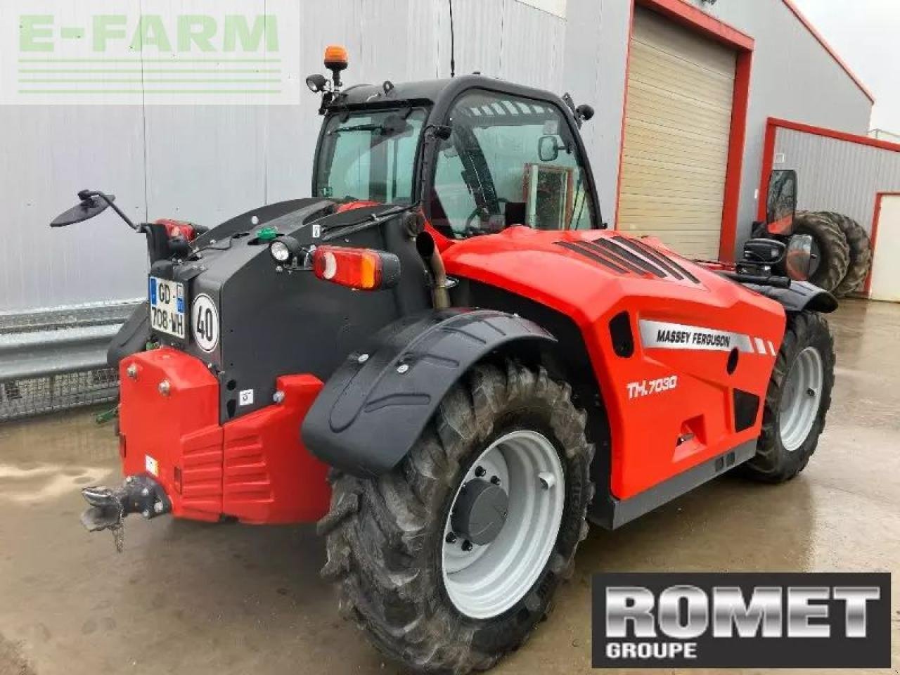 Teleskoplader του τύπου Massey Ferguson th7030, Gebrauchtmaschine σε GENNES-SUR-GLAIZE (Φωτογραφία 3)