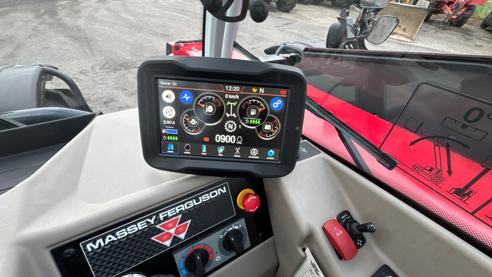 Teleskoplader of the type Massey Ferguson TH7038 DEMO! KUN 350 TIMER!, Gebrauchtmaschine in Nørager (Picture 18)