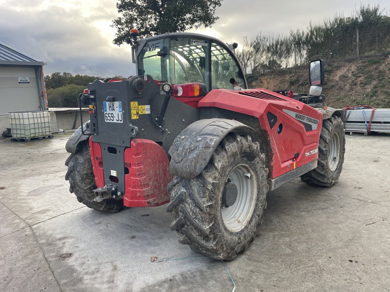 Teleskoplader van het type Massey Ferguson TH7038, Gebrauchtmaschine in JOSSELIN (Foto 3)