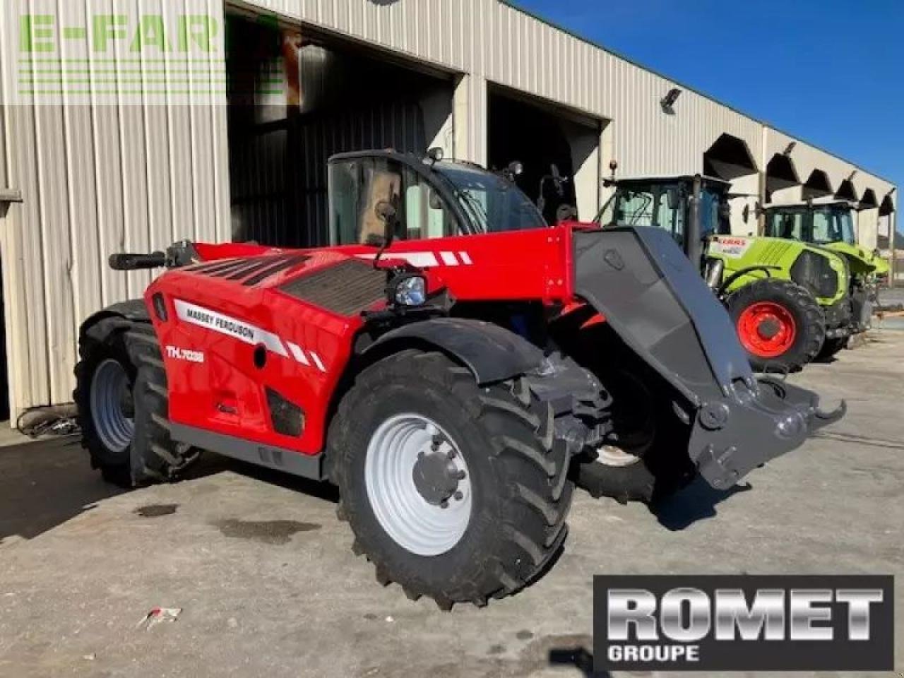 Teleskoplader типа Massey Ferguson th7038, Gebrauchtmaschine в GENNES-SUR-GLAIZE (Фотография 1)