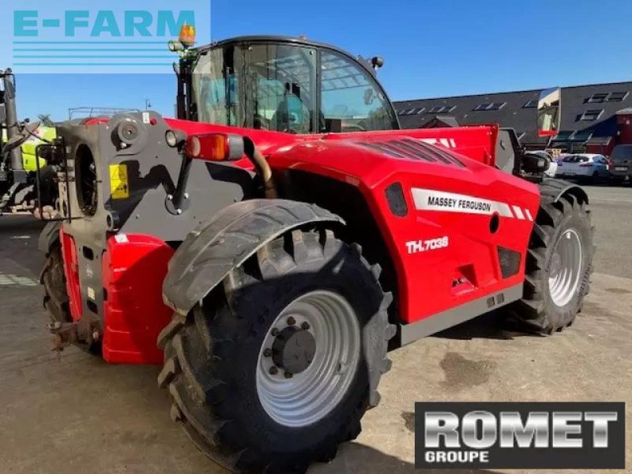 Teleskoplader типа Massey Ferguson th7038, Gebrauchtmaschine в GENNES-SUR-GLAIZE (Фотография 3)