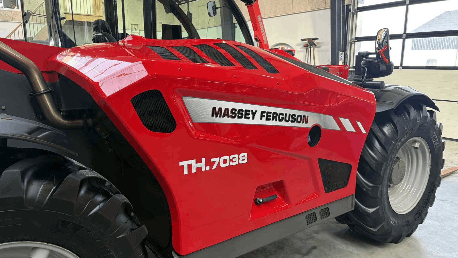 Teleskoplader of the type Massey Ferguson TH7038, Gebrauchtmaschine in Mariager (Picture 9)