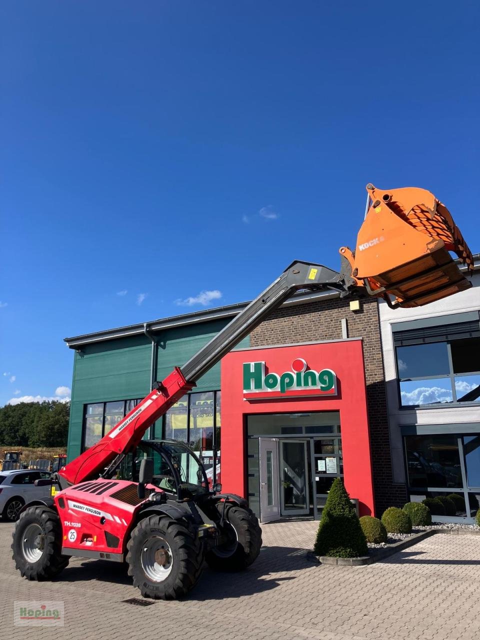 Teleskoplader des Typs Massey Ferguson TH.7038, Gebrauchtmaschine in Bakum (Bild 1)