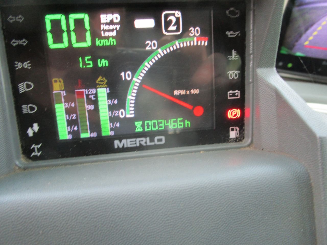 Teleskoplader van het type Merlo 33.7 tf, Gebrauchtmaschine in Nieuw-Weerdinge (Foto 7)