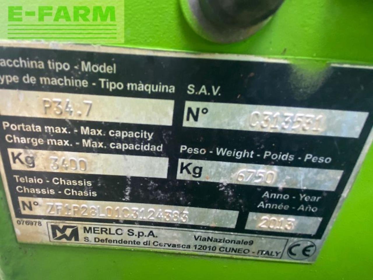 Teleskoplader del tipo Merlo 34.7 top, Gebrauchtmaschine en gg VEGHEL (Imagen 17)