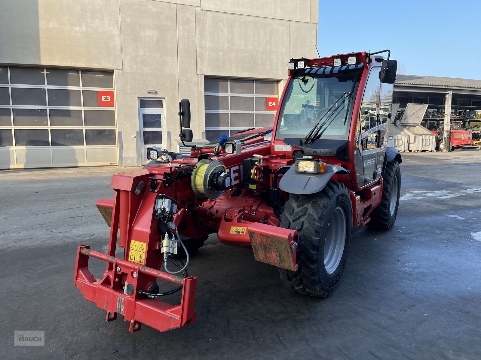 Teleskoplader of the type Merlo 35.11 Feuerwehr Merlo, Vorführmaschine in Burgkirchen (Picture 17)
