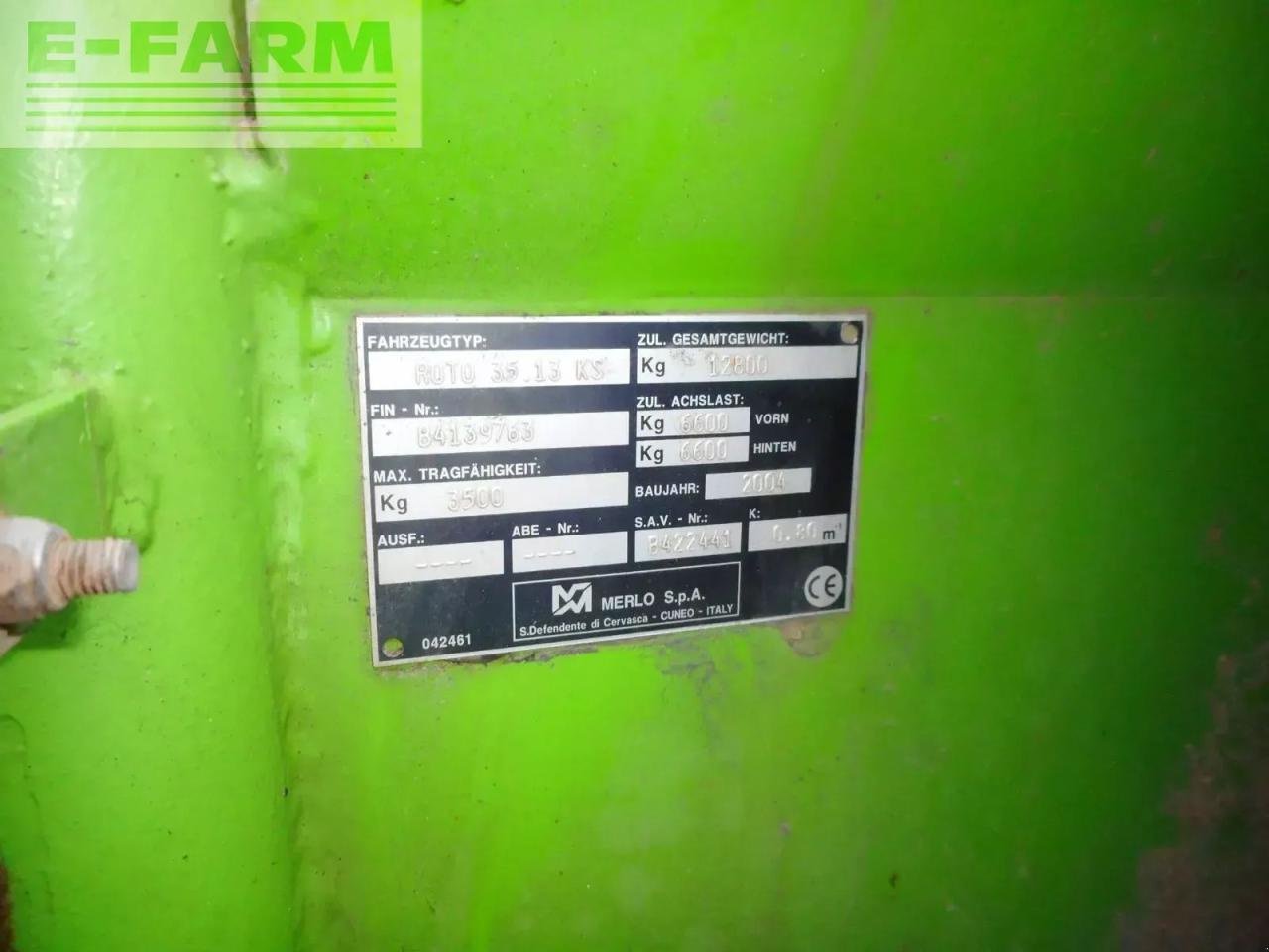 Teleskoplader типа Merlo 35.13 ks roto, Gebrauchtmaschine в ST. NIKOLAI/DR. (Фотография 16)