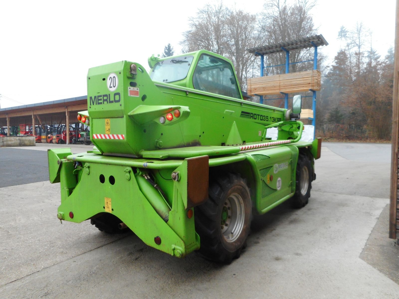 Teleskoplader del tipo Merlo 35.13 KS ROTO, Gebrauchtmaschine In St. Nikolai ob Draßling (Immagine 4)