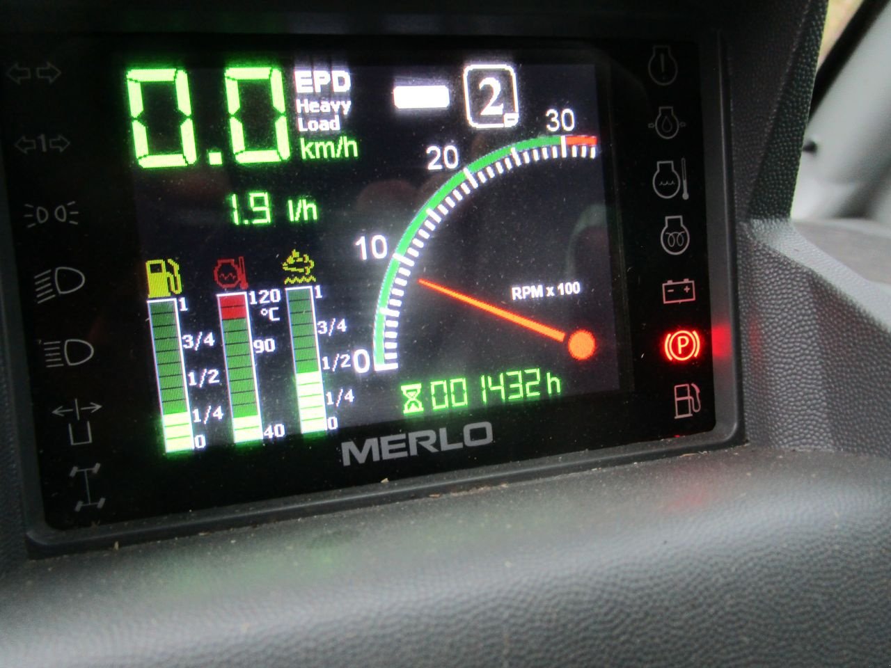 Teleskoplader del tipo Merlo 35.7, Gebrauchtmaschine In Nieuw-Weerdinge (Immagine 10)