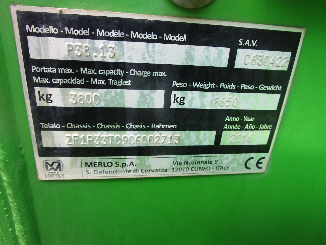 Teleskoplader typu Merlo 38.13, Gebrauchtmaschine v Nieuw-Weerdinge (Obrázek 4)