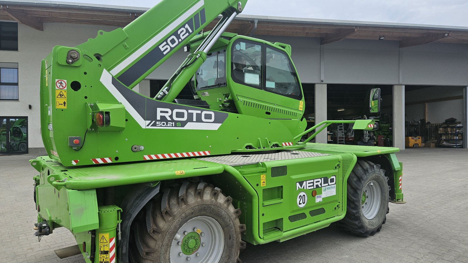 Teleskoplader of the type Merlo 50.21 S Roto, Gebrauchtmaschine in Altheim (Picture 3)