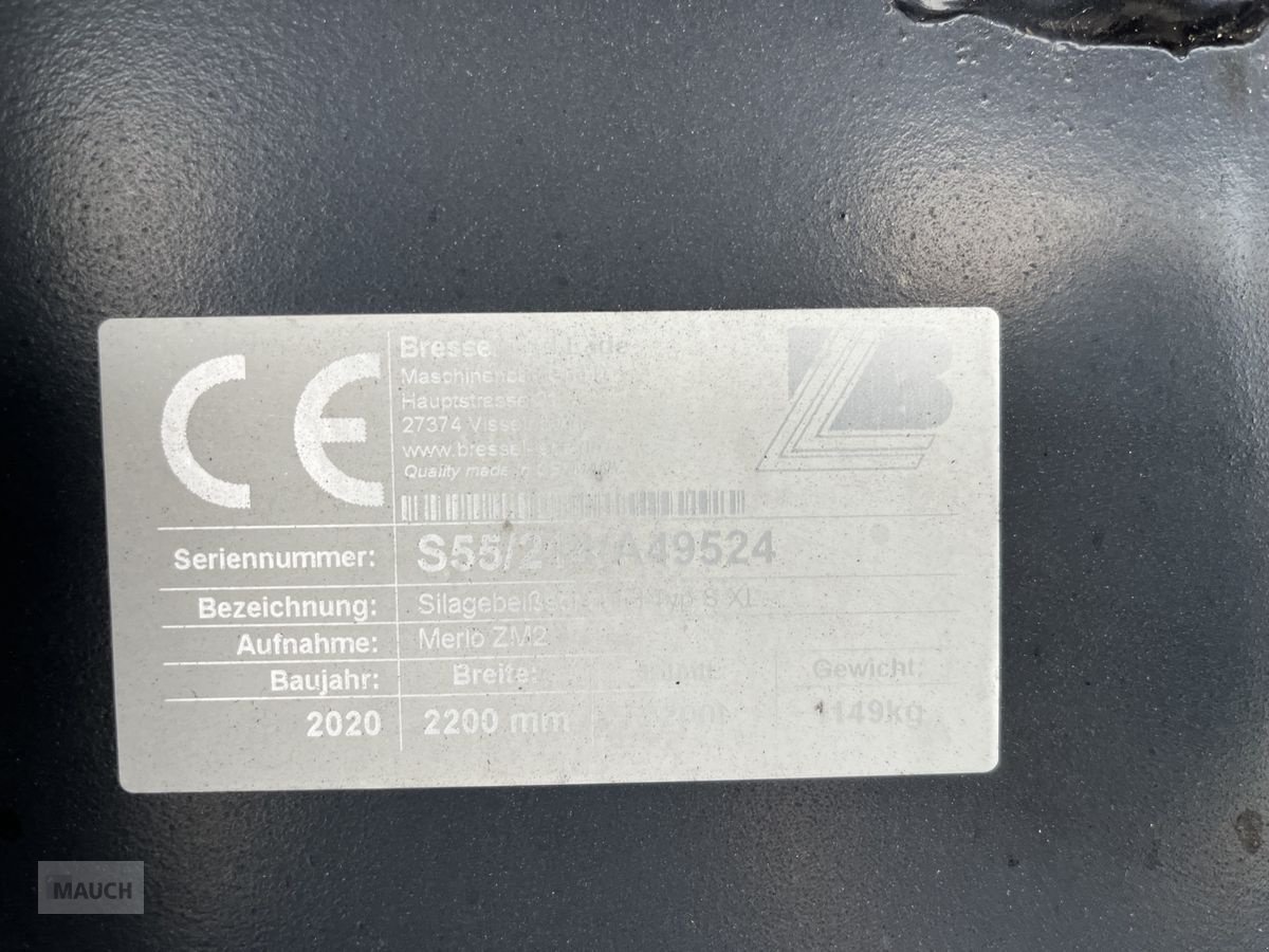 Teleskoplader des Typs Merlo Bressel und Lade Silobeissschaufel SBS 2200mm, Gebrauchtmaschine in Burgkirchen (Bild 4)