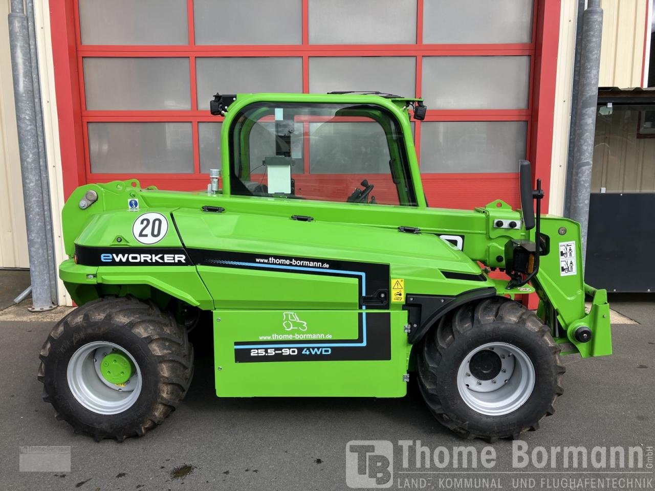 Teleskoplader of the type Merlo E-Worker EW 25.5-90, Mietmaschine in Prüm (Picture 3)