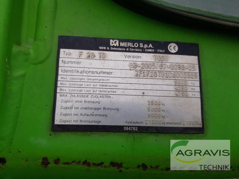 Teleskoplader of the type Merlo F28TD, Gebrauchtmaschine in Calbe / Saale (Picture 31)