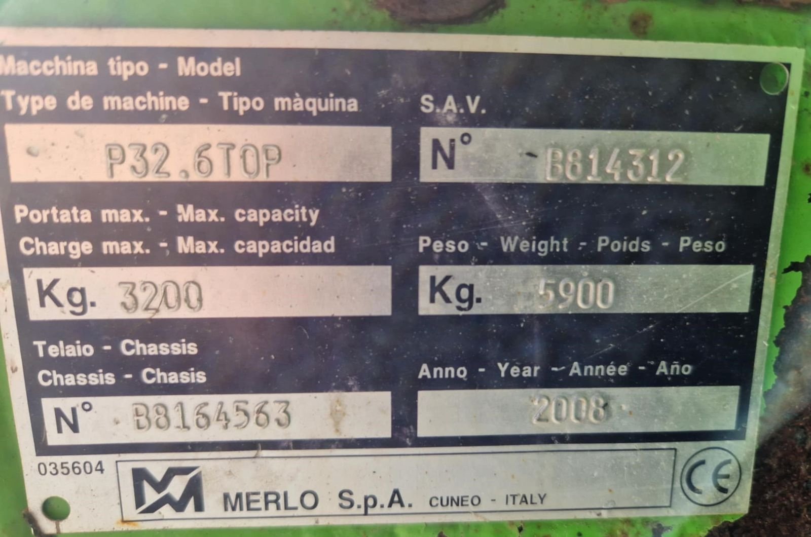 Teleskoplader of the type Merlo Merlo P 32.6, Gebrauchtmaschine in Villach/Zauchen (Picture 3)