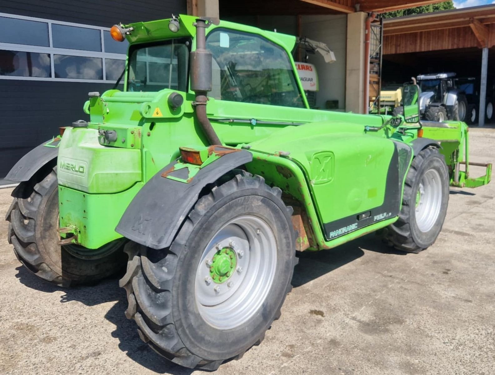 Teleskoplader of the type Merlo Merlo P 32.6, Gebrauchtmaschine in Villach/Zauchen (Picture 7)