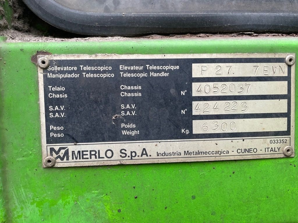 Teleskoplader типа Merlo P 27 7, Gebrauchtmaschine в Kronenberg (Фотография 10)