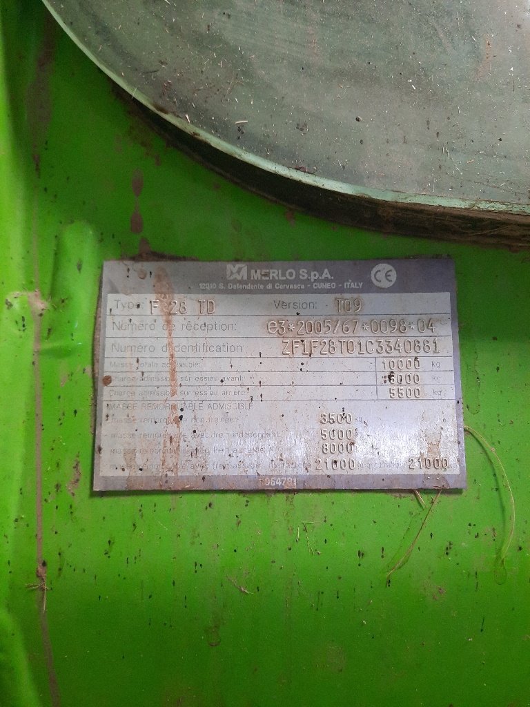 Teleskoplader typu Merlo P 34.7 TOP, Gebrauchtmaschine v BRAS SUR MEUSE (Obrázek 11)