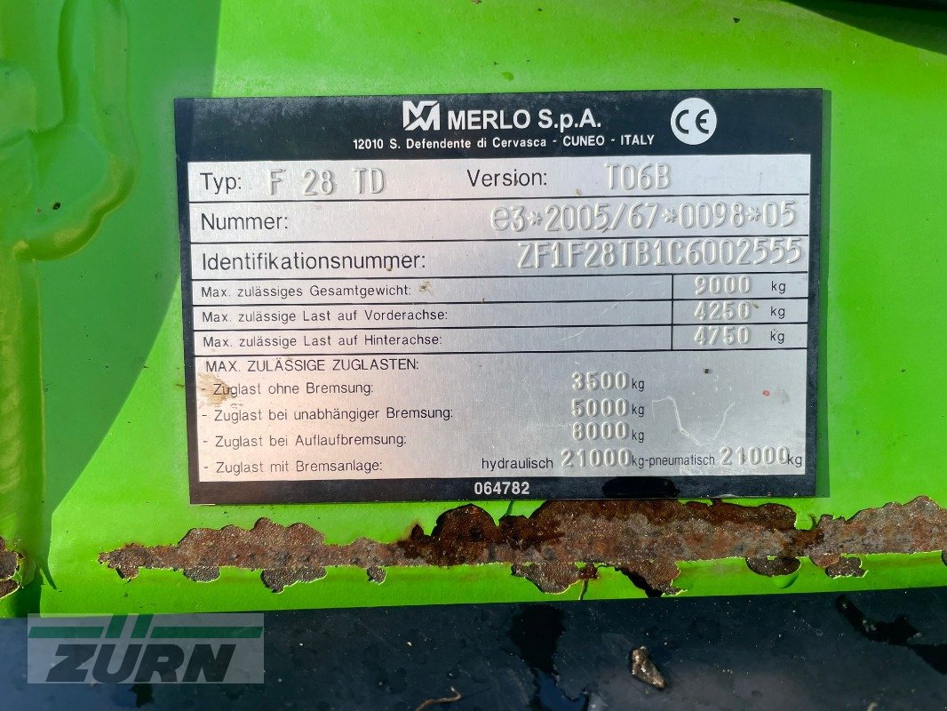 Teleskoplader van het type Merlo P32.6 Top Panoramic reparaturb, Gebrauchtmaschine in Schöntal-Westernhausen (Foto 10)