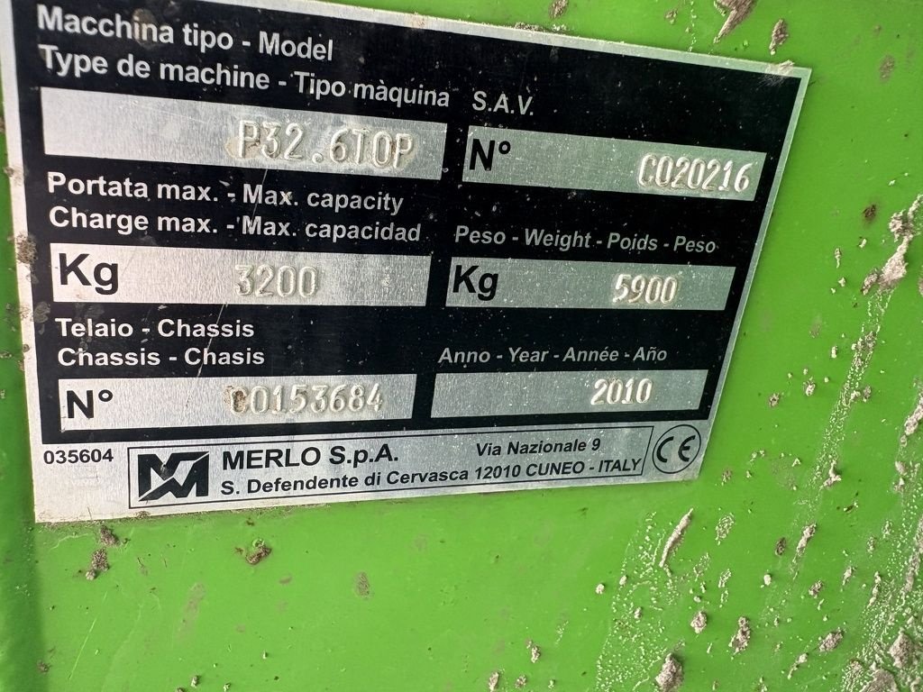 Teleskoplader des Typs Merlo P32.6TOP, Gebrauchtmaschine in Kronenberg (Bild 10)