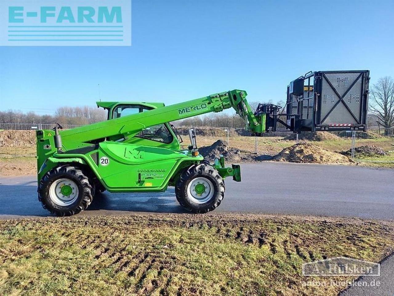 Teleskoplader του τύπου Merlo p38.12 plus, Gebrauchtmaschine σε ROSENDAHL (Φωτογραφία 8)