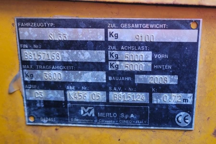 Teleskoplader typu Merlo P38.13 As-Is, Diesel, 4x4x4 Drive, 12.6m Lifting h, Gebrauchtmaschine v Groenlo (Obrázek 8)