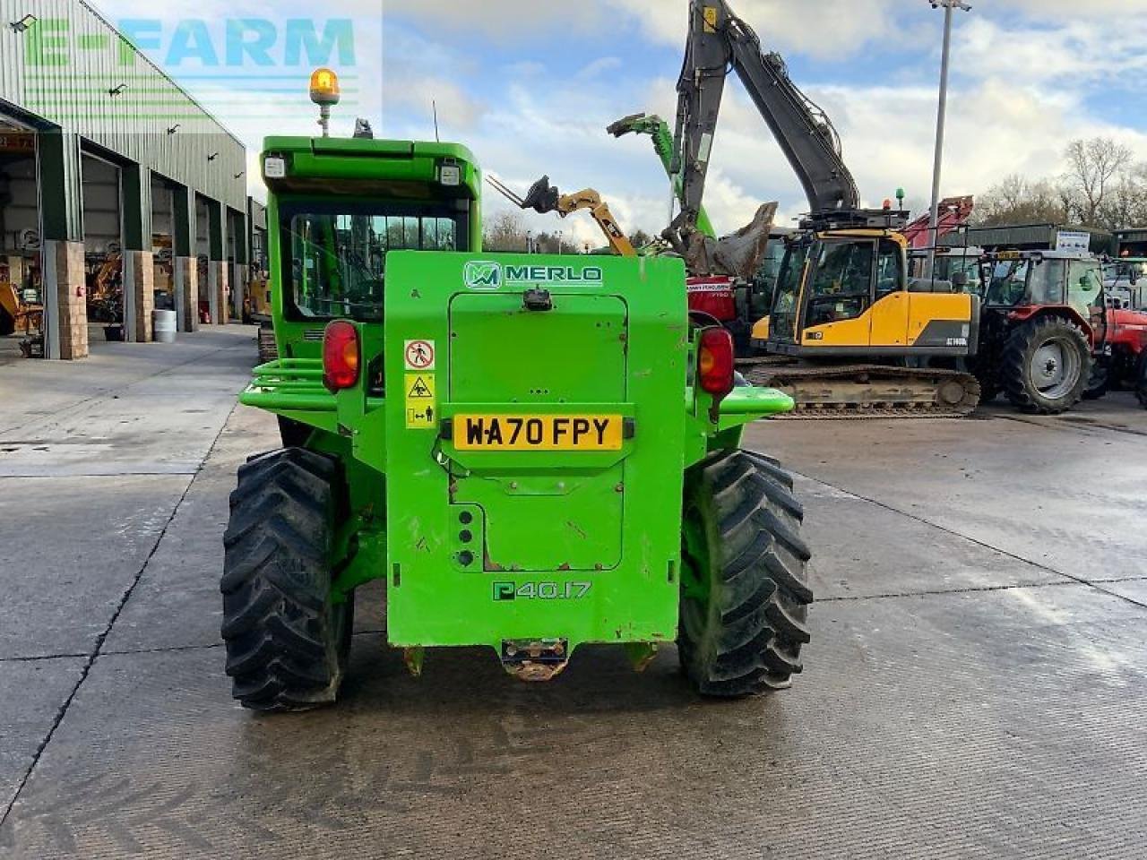 Teleskoplader του τύπου Merlo p40.17 telehandler (st25027), Gebrauchtmaschine σε SHAFTESBURY (Φωτογραφία 9)