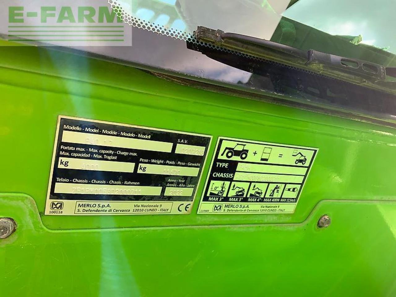 Teleskoplader Türe ait Merlo p40.17 telehandler (st25493), Gebrauchtmaschine içinde SHAFTESBURY (resim 17)