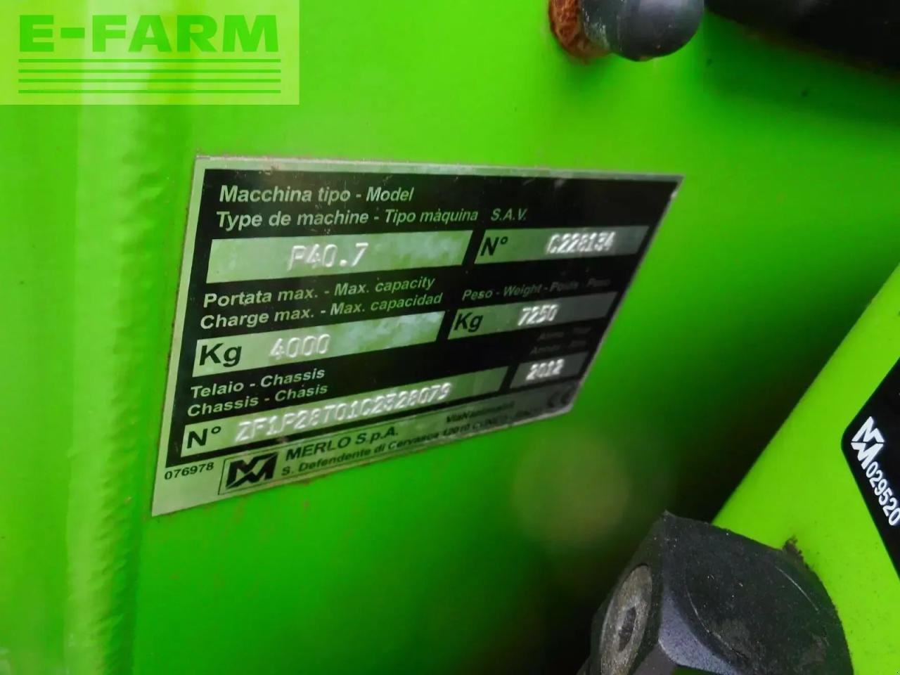 Teleskoplader tip Merlo p40.7 turbofarmer, Gebrauchtmaschine in ST. NIKOLAI/DR. (Poză 8)