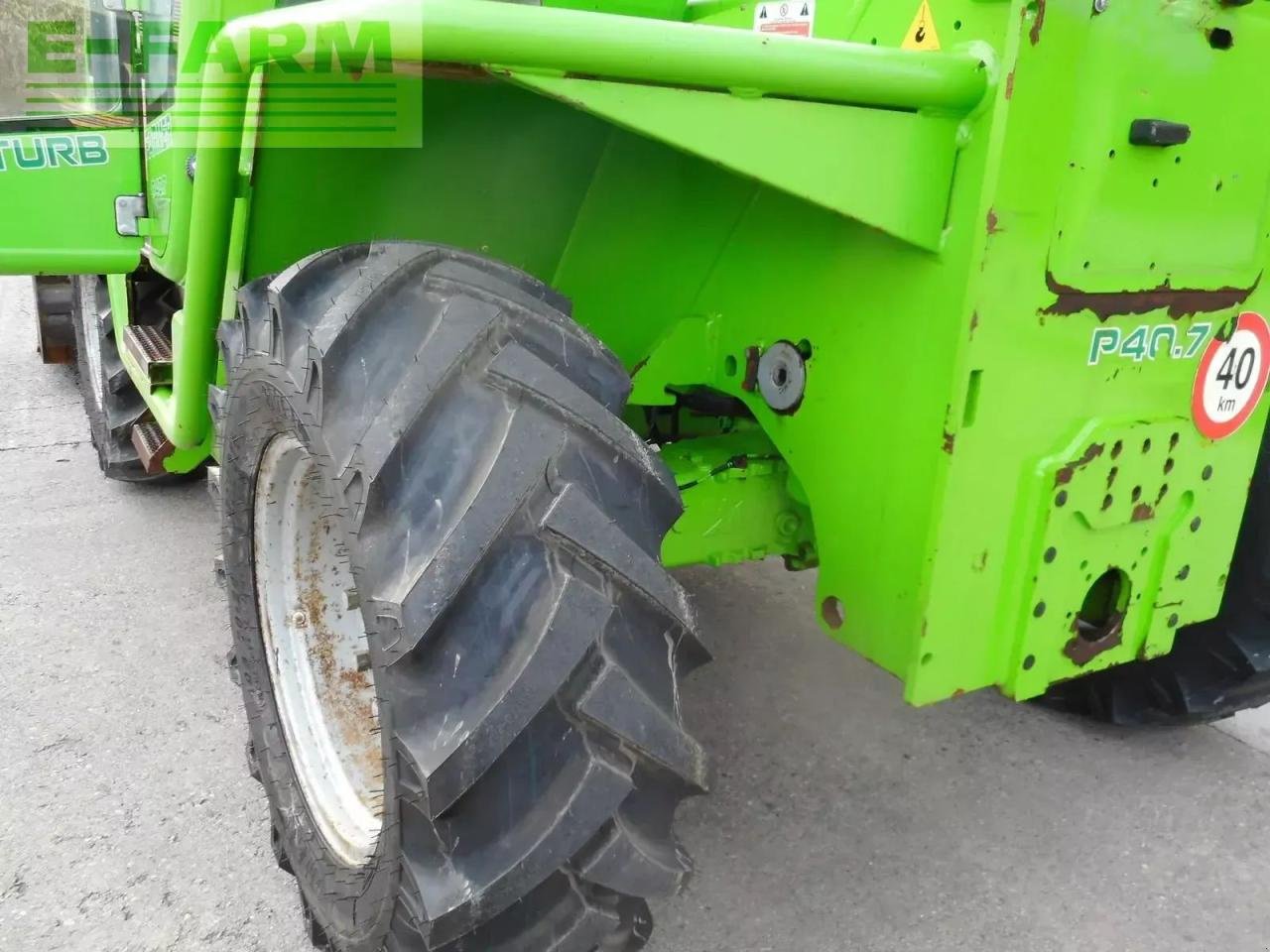 Teleskoplader tip Merlo p40.7 turbofarmer, Gebrauchtmaschine in ST. NIKOLAI/DR. (Poză 16)
