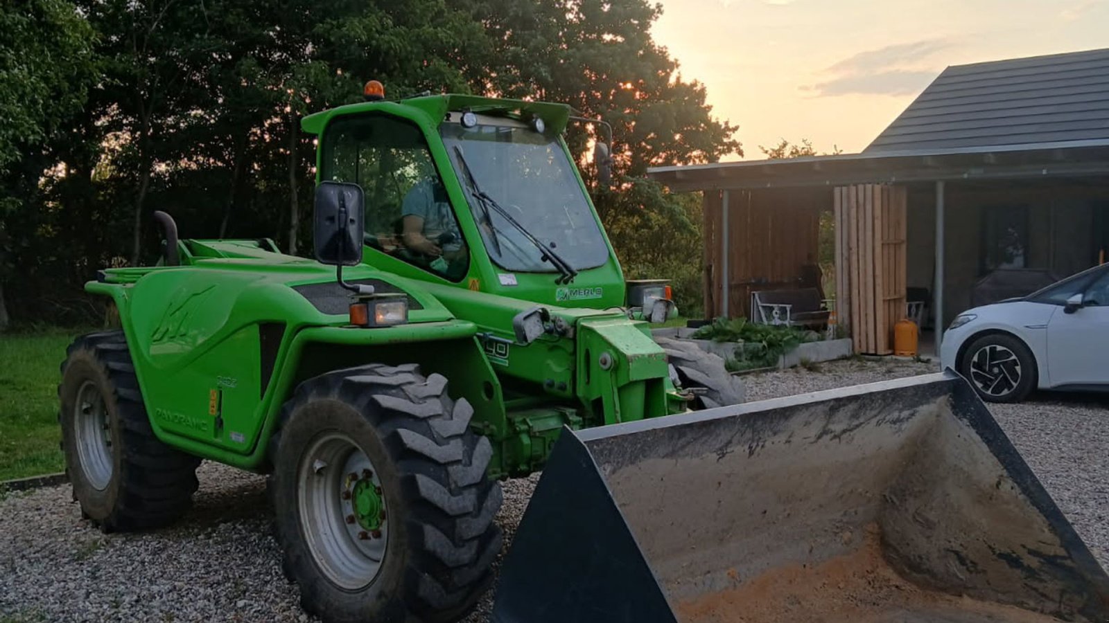 Teleskoplader del tipo Merlo P40.7, Gebrauchtmaschine In Vojens (Immagine 5)