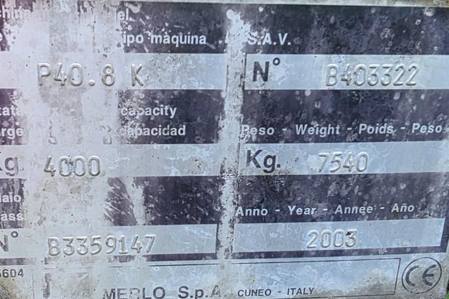 Teleskoplader typu Merlo P40.8K As- Is, Diesel, 4x4x4 Drive, 4000kg Capacit, Gebrauchtmaschine v Groenlo (Obrázek 7)