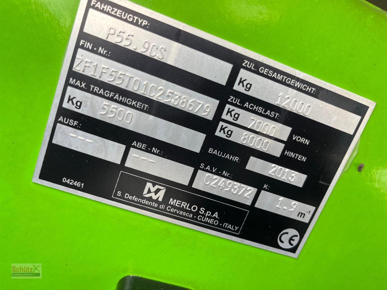 Teleskoplader del tipo Merlo P55.9 CS PANORAMIC / TOP, Gebrauchtmaschine In Schierling (Immagine 20)