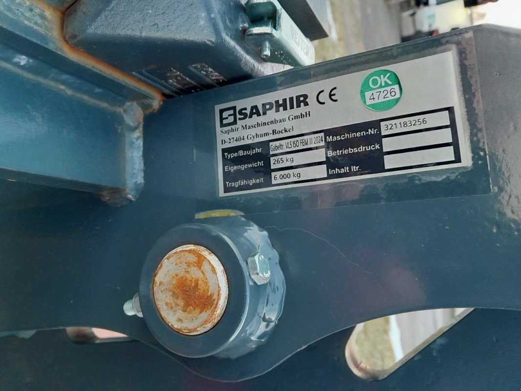 Teleskoplader of the type Merlo Palettengabel VSL ISO FEM III - 6000kg - SAPHIR, Gebrauchtmaschine in Gingst / Rügen (Picture 4)