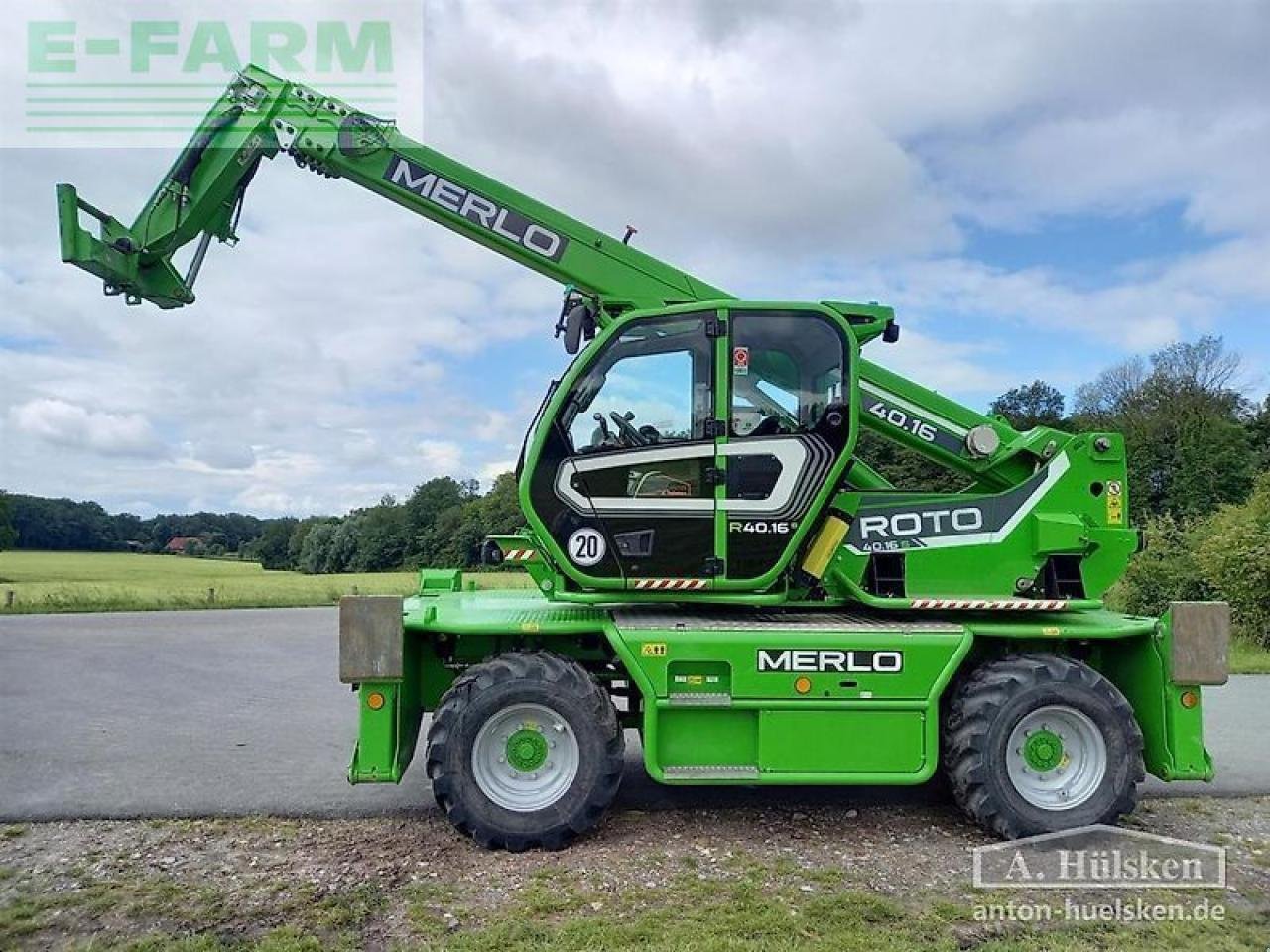 Teleskoplader Türe ait Merlo roto r40.16s, Gebrauchtmaschine içinde ROSENDAHL (resim 5)