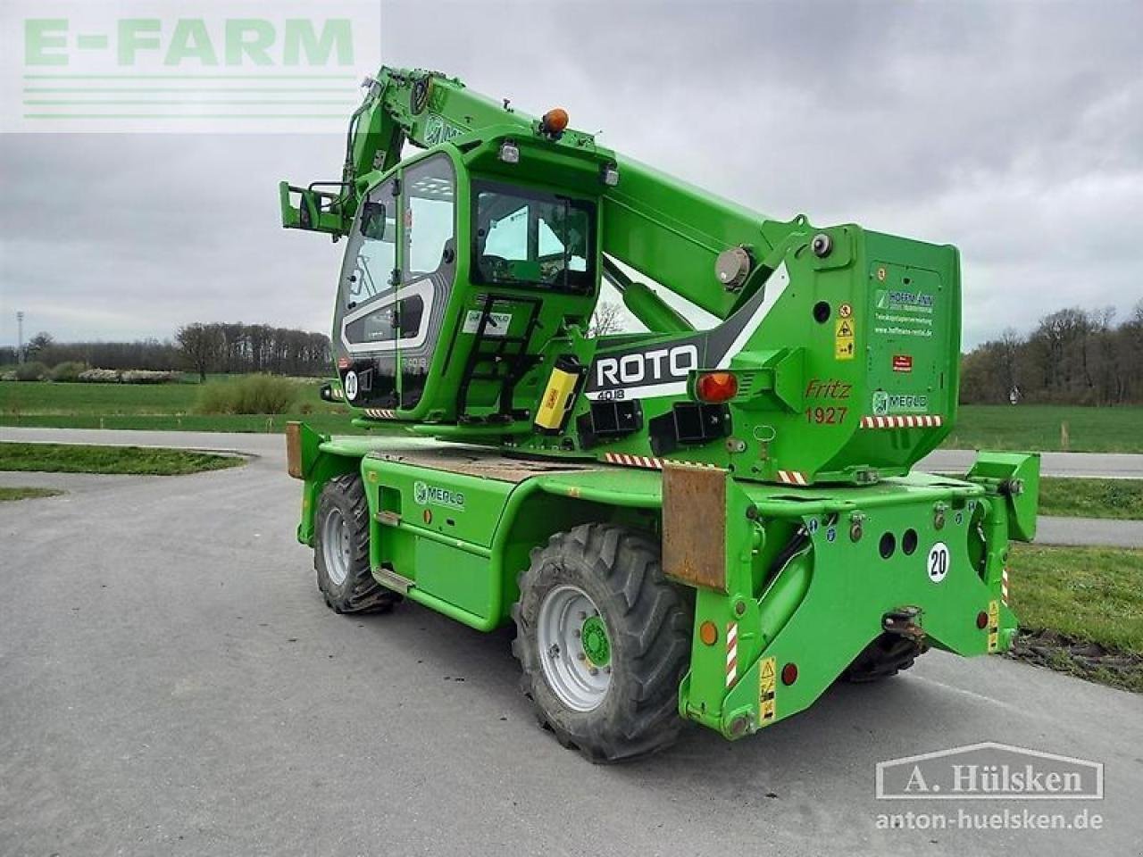 Teleskoplader del tipo Merlo roto r40.18, Gebrauchtmaschine In ROSENDAHL (Immagine 9)