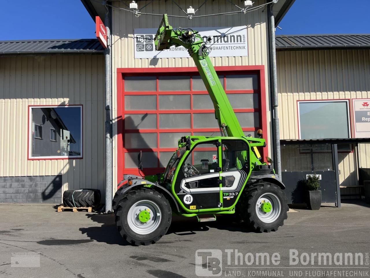 Teleskoplader des Typs Merlo TF 33.7-115, Mietmaschine in Prüm (Bild 1)
