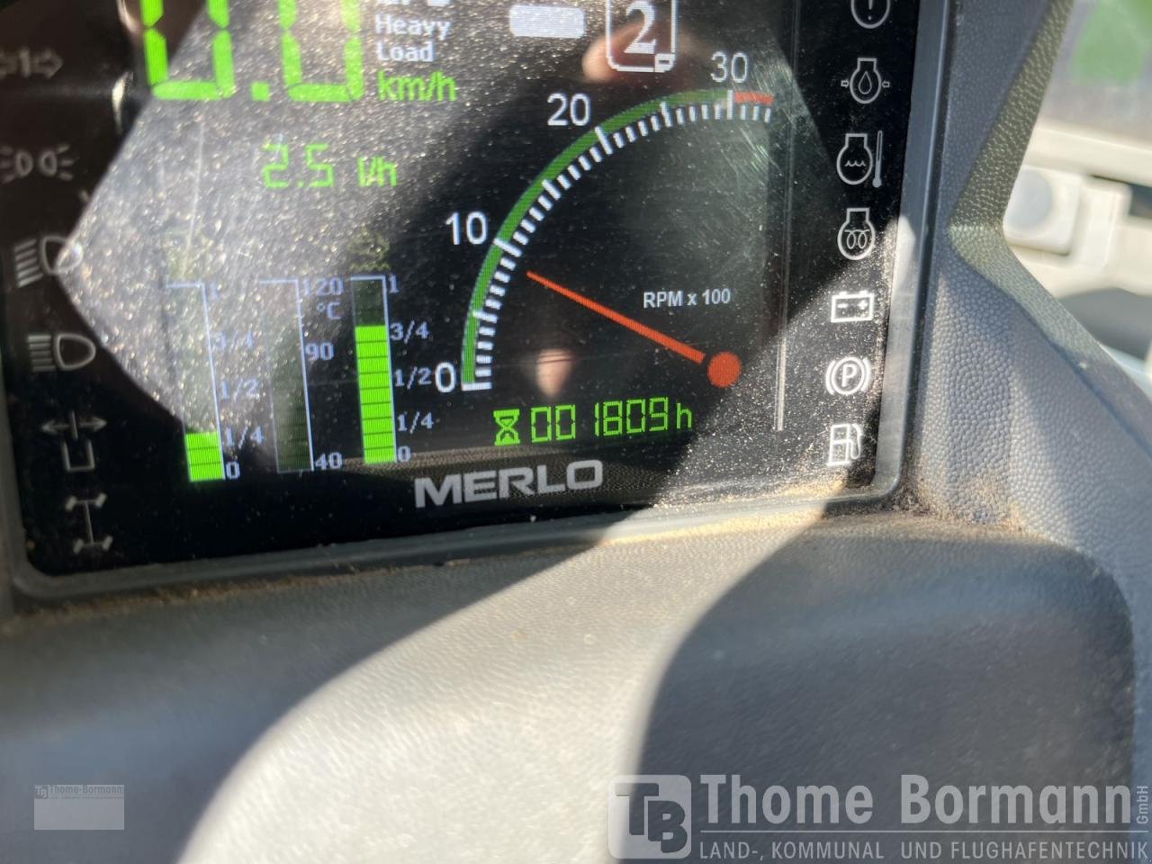 Teleskoplader des Typs Merlo TF 33.7-115, Mietmaschine in Prüm (Bild 9)