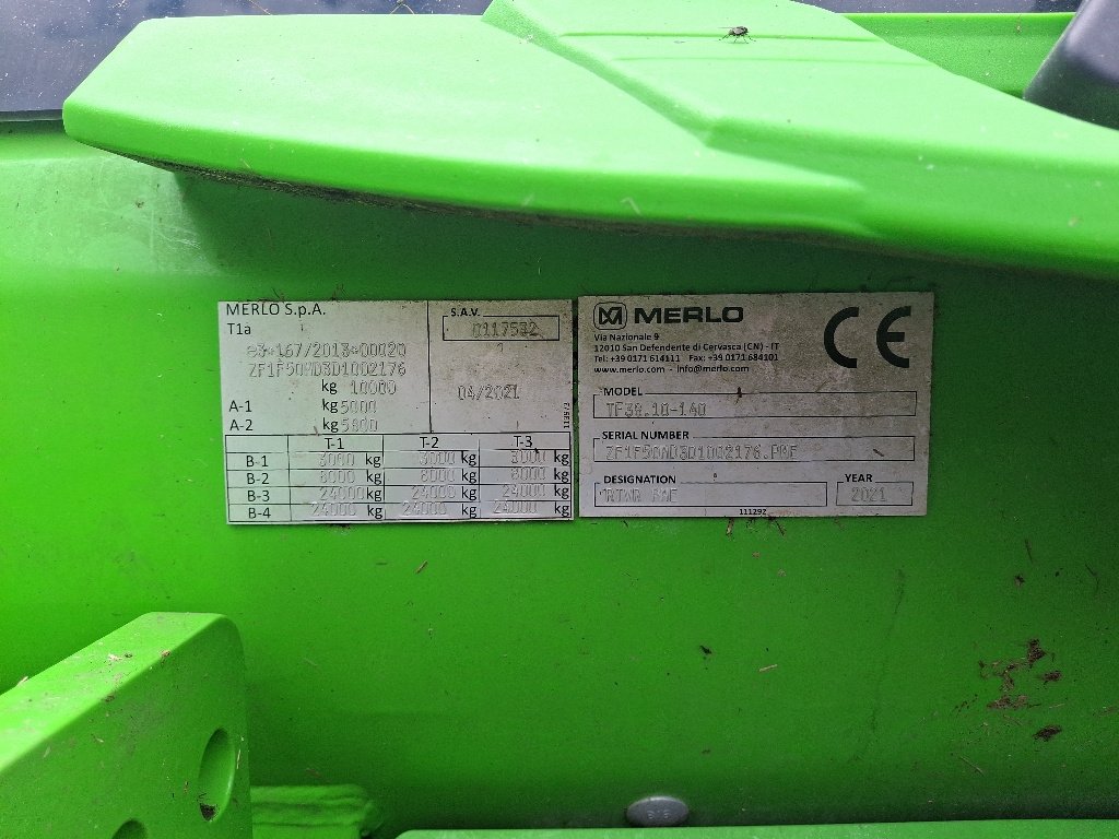 Teleskoplader des Typs Merlo TF 38.10 - 140, Gebrauchtmaschine in BRAS SUR MEUSE (Bild 5)