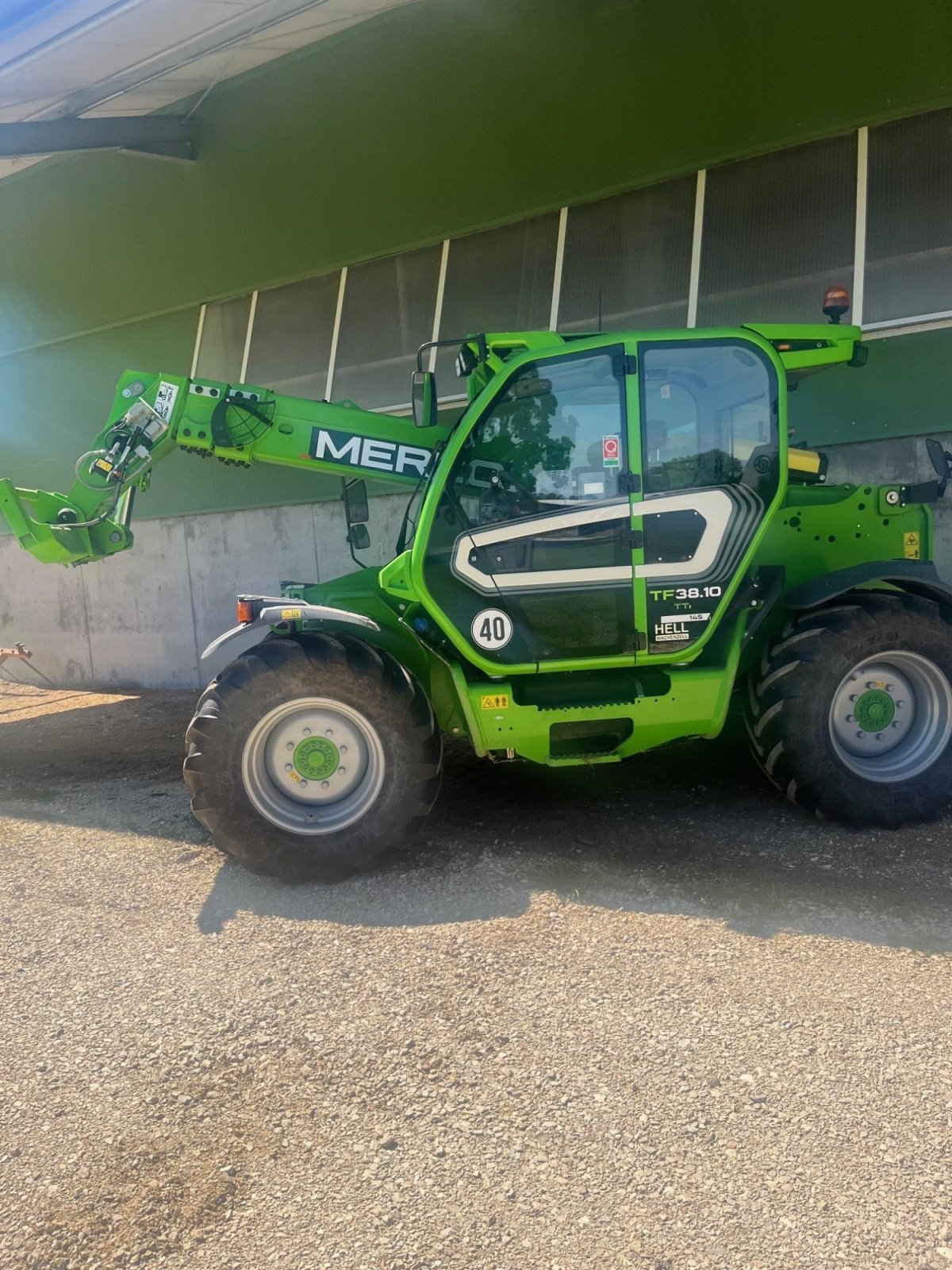 Teleskoplader του τύπου Merlo TF 38.10 - 145, Gebrauchtmaschine σε Wachenzell (Φωτογραφία 9)