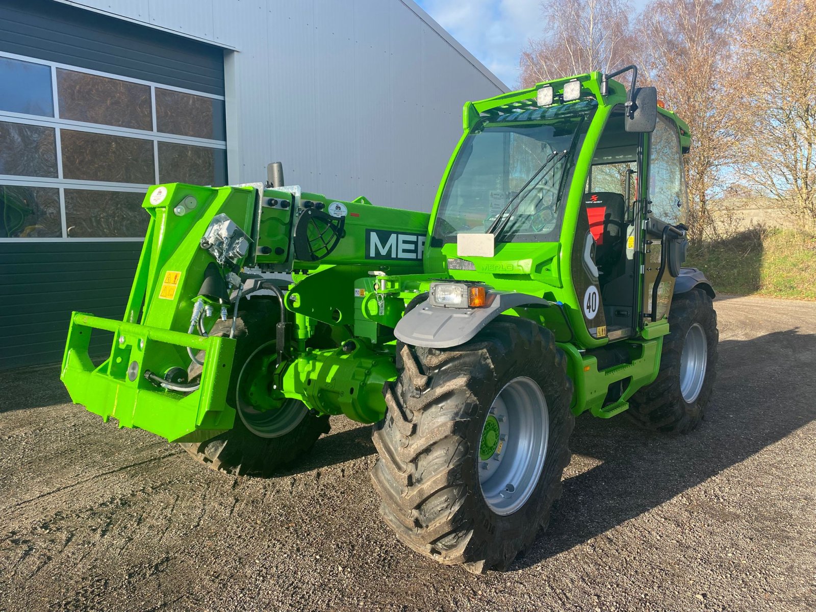 Teleskoplader of the type Merlo TF 38.10 - TT 136, Neumaschine in Klempau (Picture 1)