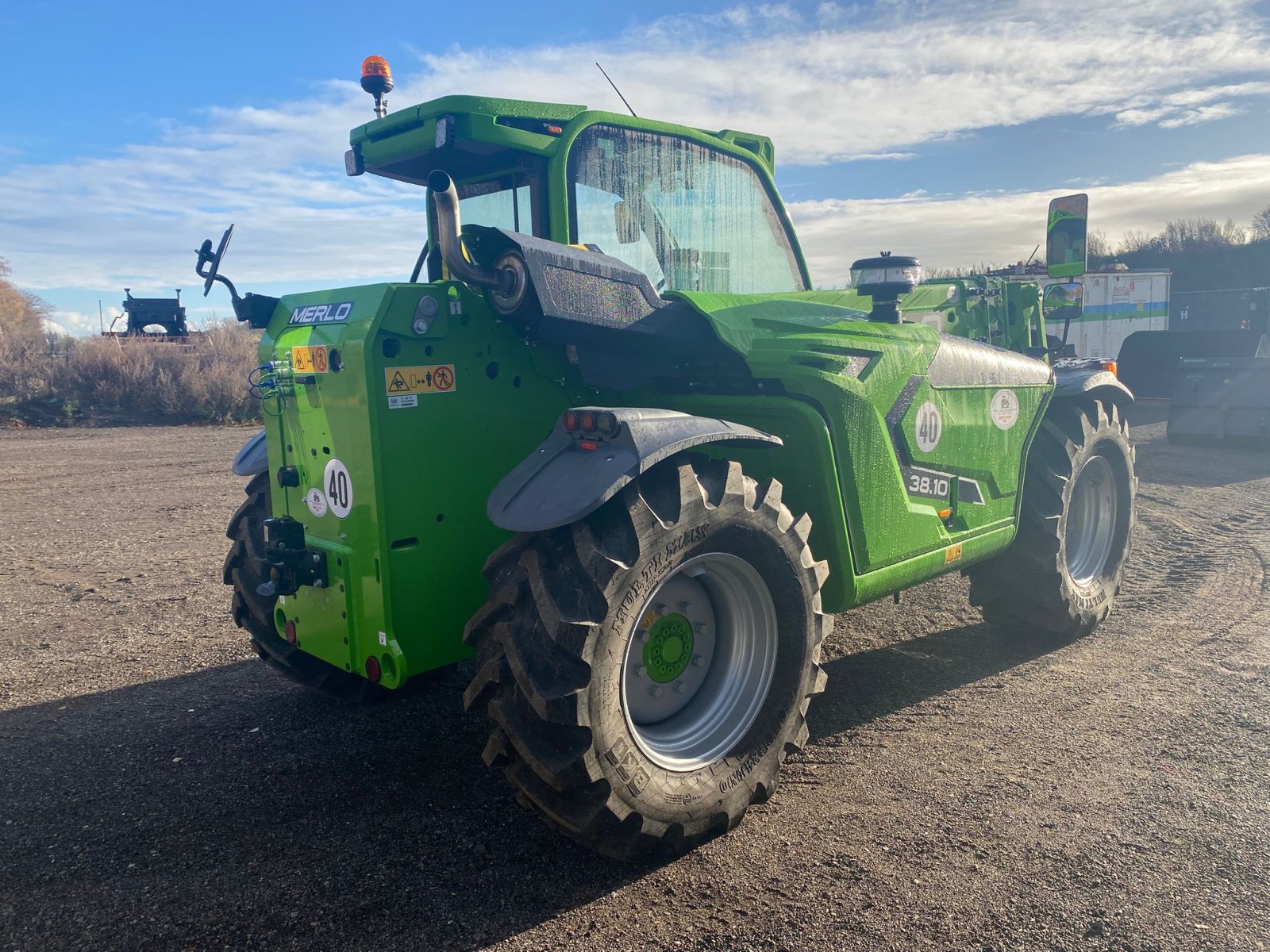 Teleskoplader of the type Merlo TF 38.10 - TT 136, Neumaschine in Klempau (Picture 4)