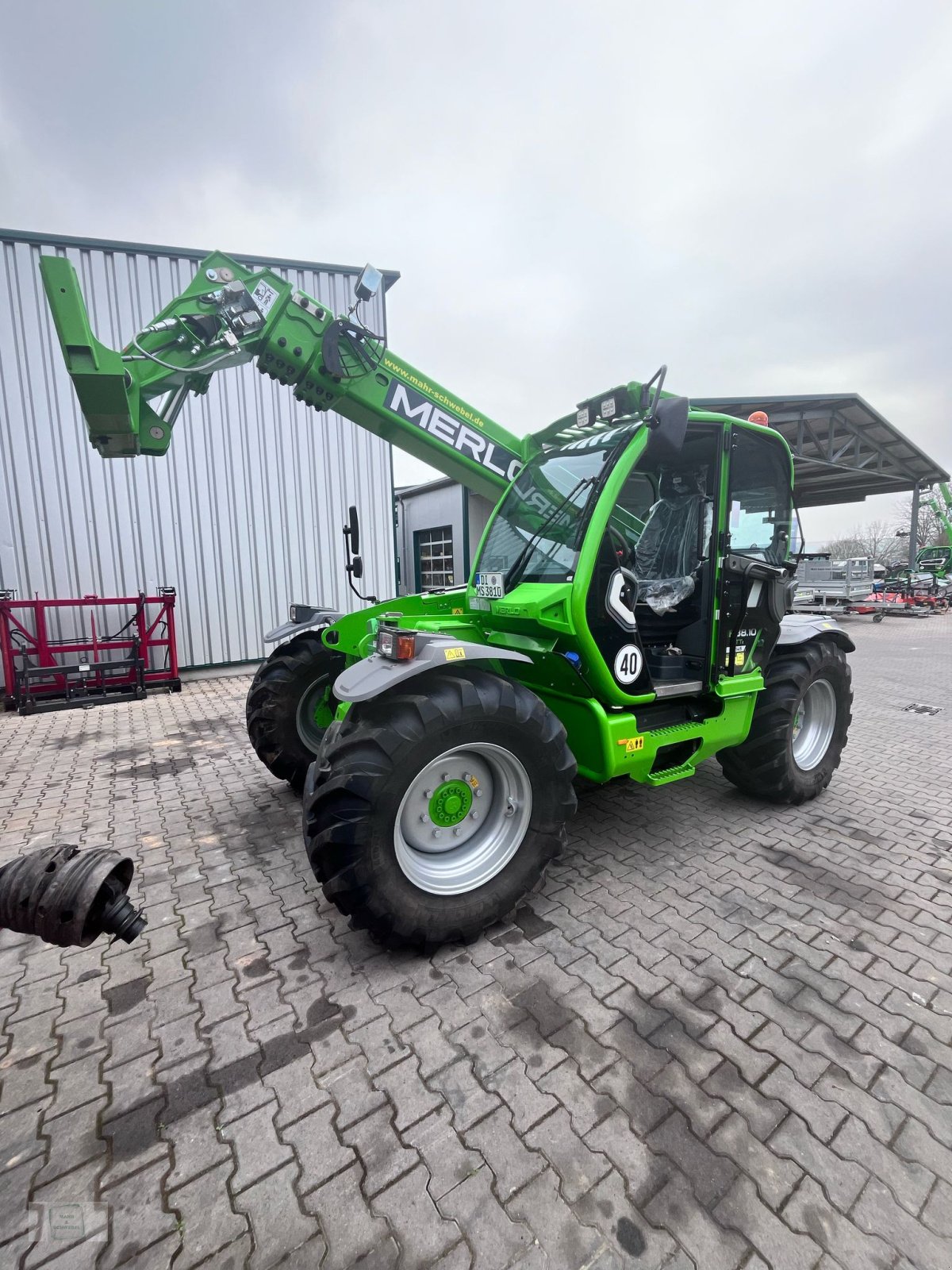 Teleskoplader del tipo Merlo TF 38.10 TT-145, Neumaschine In Gross-Bieberau (Immagine 1)