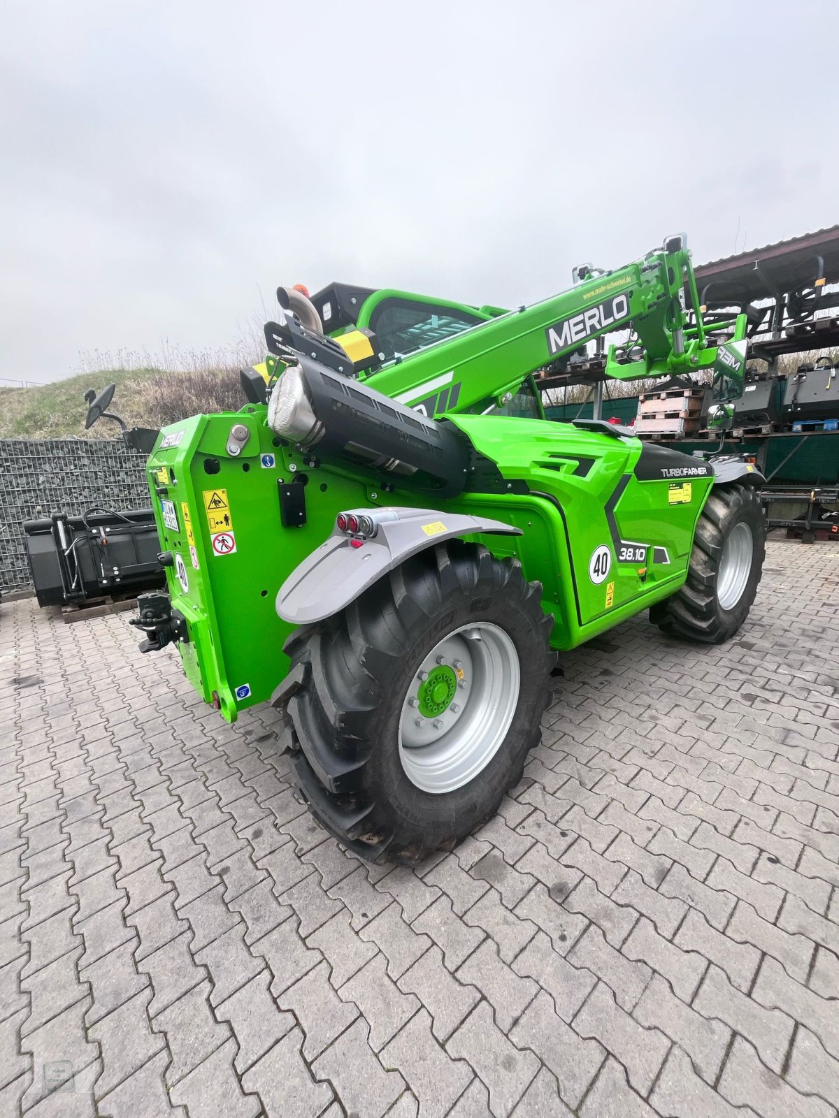 Teleskoplader del tipo Merlo TF 38.10 TT-145, Neumaschine In Gross-Bieberau (Immagine 2)